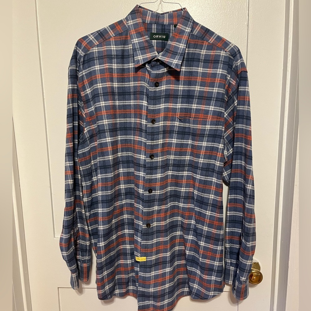 Orvis men’s flannel XL